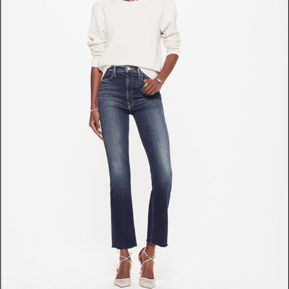 MOTHER Hustler Ankle Fray jeans